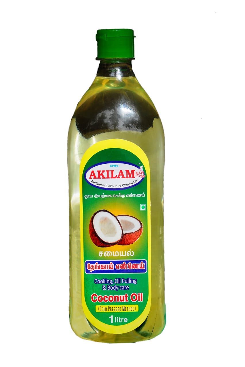 AKILAM COLD PRESSED COCONUT OIL 1L
